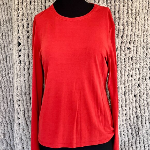 Jax Sport Red-Orange Long Sleeve Top – Size Medium - Picture 1 of 8